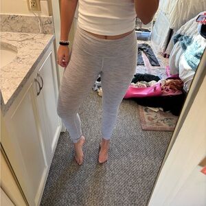 Grey/ white Lululemon leggings